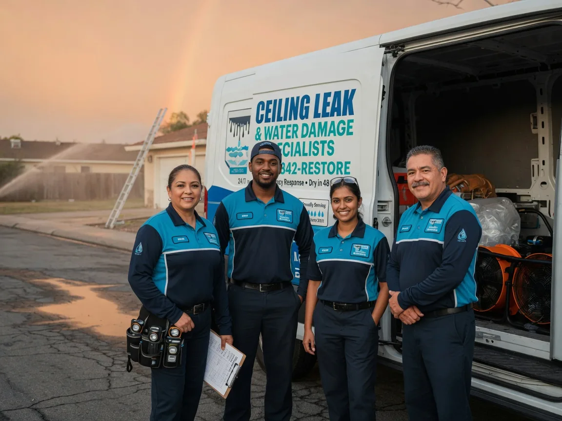 Ceiling Leak Cleanup company in Mitchells, VA