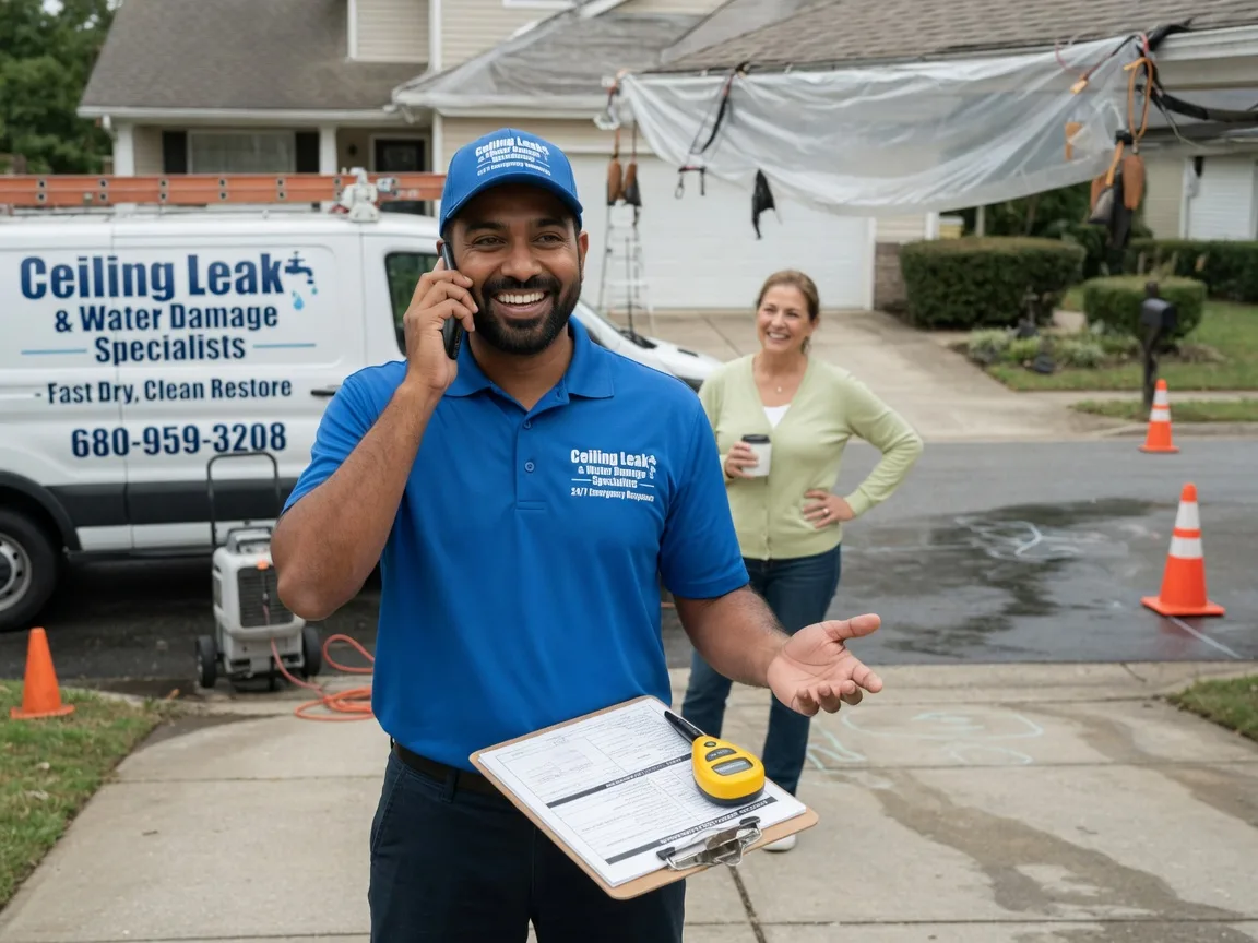 Ceiling Leak Cleanup Mitchells, VA FAQs